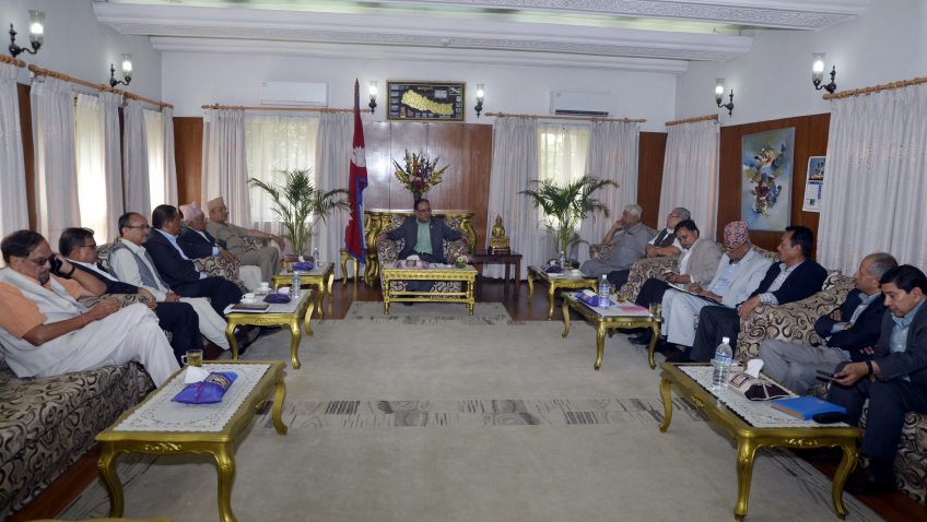 बिमलेन्द्र निधी र भीम रावलको दोहोरी प्रचण्डलाइ मन परेन