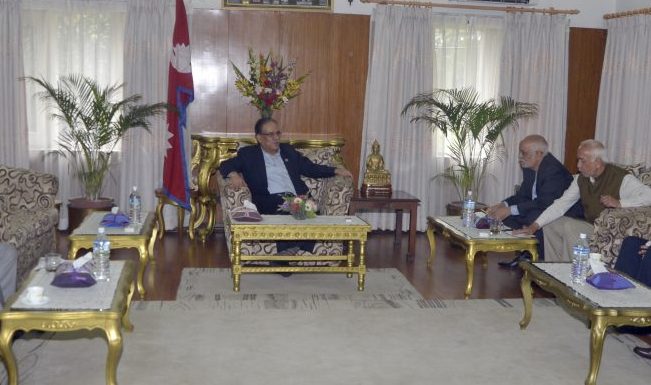 माथेमा र प्रचण्डको गफगाफ यस्तो थियो