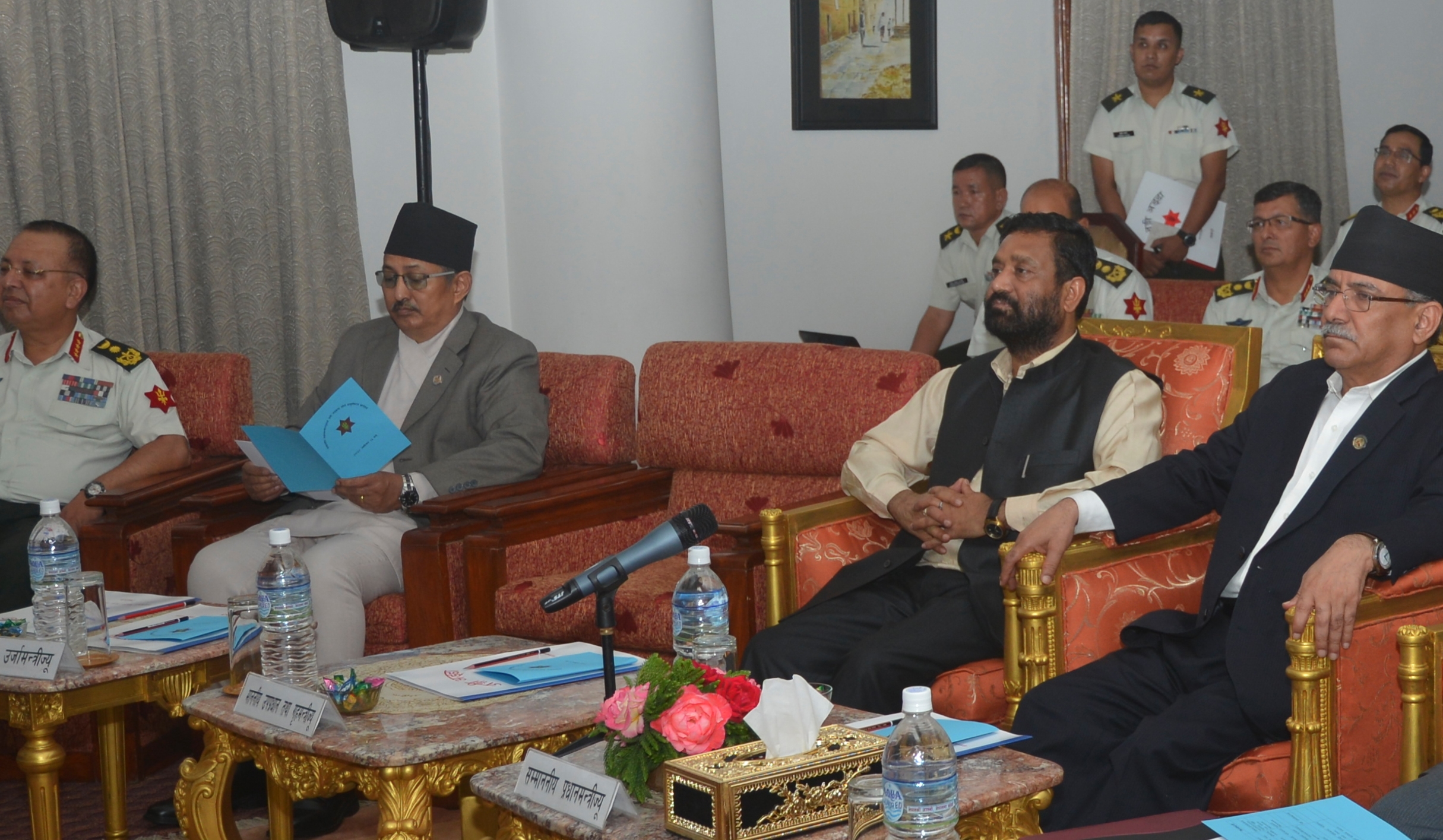 गोली ठोकाठोकको समयको मुद्धामा सेना तात्न नहुने प्रधानमन्त्री प्रचण्डको भनाई