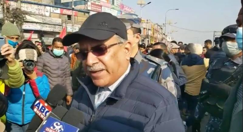 संविधान रक्षाका लागि फागुन पहिलो साताबाट संयुक्त आन्दोलन : प्रचण्ड